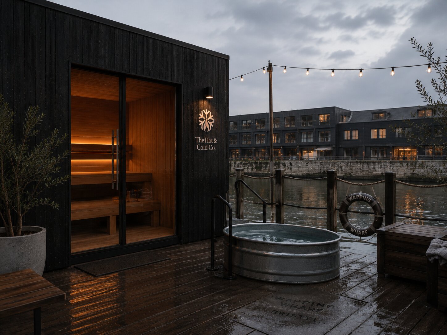 Hot & Cold Co. Bristol Harbourside — hot and cold contrast